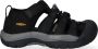 Keen Newport H2 Younger Kids Sandalen Black Yellow Zwart Polyester K1022824 - Thumbnail 1