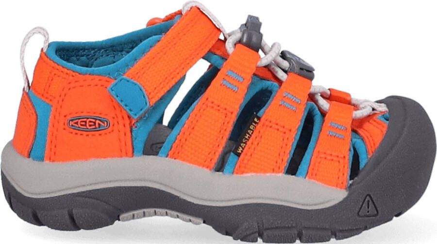 Keen Newport H2 Younger Kids Sandalen Safety Orange Fjord Blue