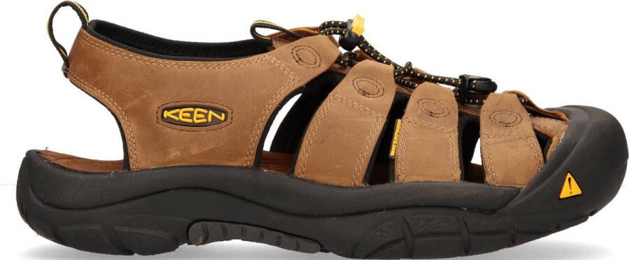 Keen Newport Heren Wandelsandalen Bison Bruin Leer