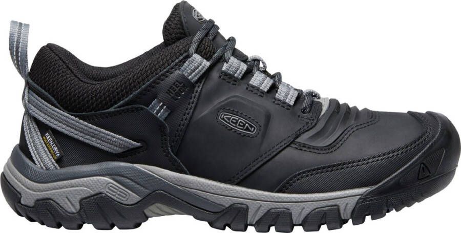 Keen Ridge Flex Heren Wandelschoenen Black Magnet Zwart Leer K1024916