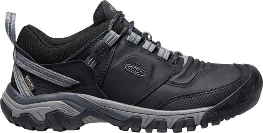 Keen Ridge Flex Heren Wandelschoenen Black Magnet Zwart Leer K1024916