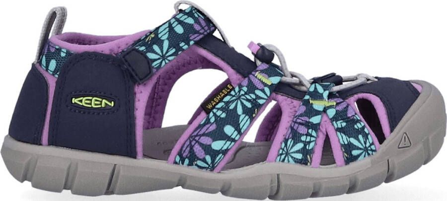 Keen Seacamp II Cnx Sandalen Black Iris African Violet Kinderen