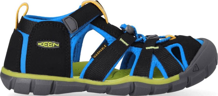 Keen Seacamp II CNX Sandalen Black Brilliant Blue Kinderen