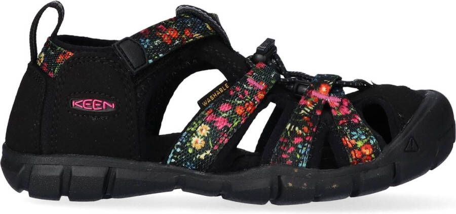 Keen Seacamp II Older Kids Sandalen Ibis Rose Black Zwart Polyester K1026324