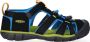 Keen Seacamp II Younger Kids Sandalen Black Brilliant Blue Zwart Polyester K1022969 - Thumbnail 1