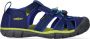 Keen Seacamp II Younger Kids Sandalen Blue Depths Chartreuse Blauw Polyester K1022978 - Thumbnail 1