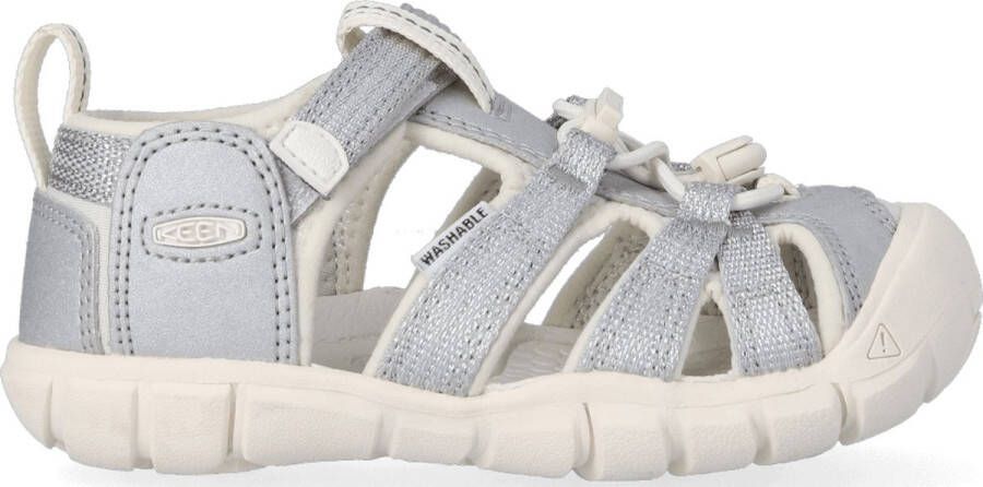 Keen Seacamp II Younger Kids Sandalen Silver Star White