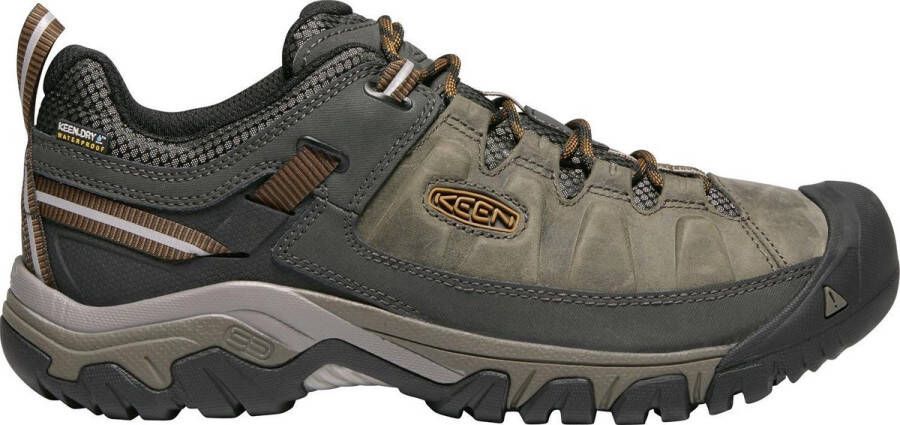 Keen Targhee III Heren Wandelschoenen Black Olive Golden Brown Groen Leer K1017784