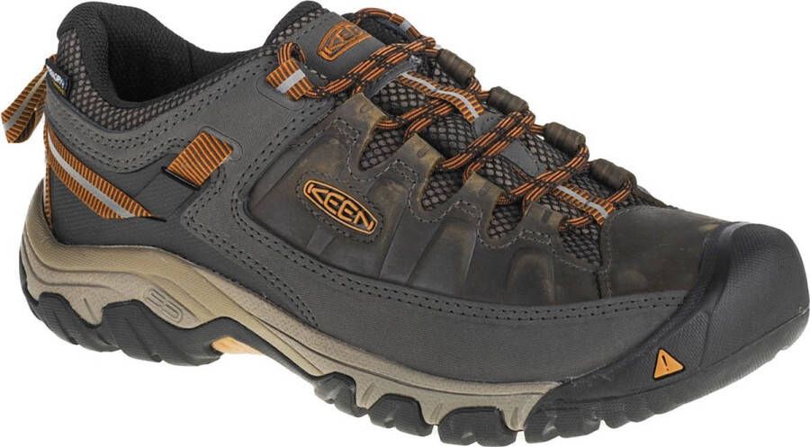 Keen Targhee III Heren Wandelschoenen Black Olive Golden Brown Groen Leer K1017784