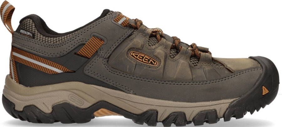 Keen Targhee III Heren Wandelschoenen Black Olive Golden Brown Groen Leer K1017784