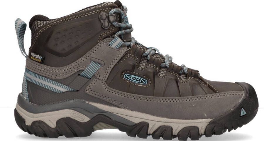 Keen Targhee III Mid Dames Wandelschoenen Magnet Atlantic Blue Grijs Leer