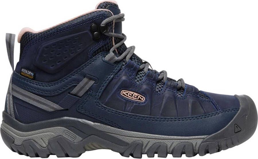 Keen Targhee III Mid Dames Wandelschoenen Vintage Indigo Peachy Blauw Leer K1026863