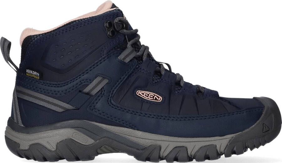 Keen Targhee III Mid Dames Wandelschoenen Vintage Indigo Peachy Blauw Leer K1026863