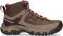 Keen Targhee III Mid Dames Wandelschoenen Weiss Boysenberry Bruin Leer - Thumbnail 1