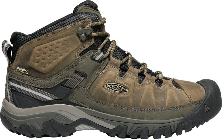 Keen Targhee III Mid Heren Wandelschoenen Bungee Cord Black Bruin Leer K1017786