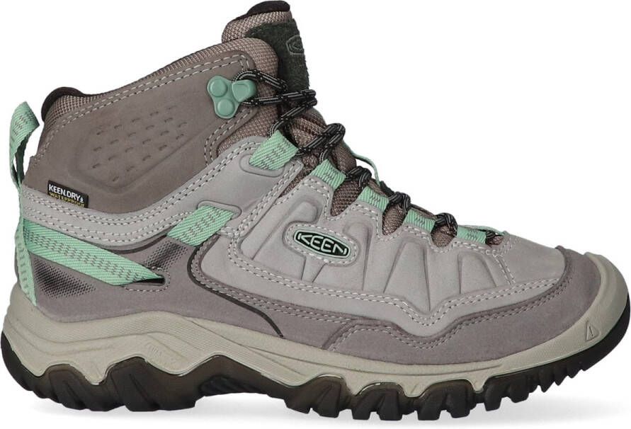 Keen Targhee IV Mid Dames Wandelschoenen Alloy Granite Green Grijs Nubuck K1028989