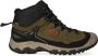 Keen Targhee IV Mid Heren Wandelschoenen Dark Olive Gold Flame Groen Nubuck K1028987 - Thumbnail 1