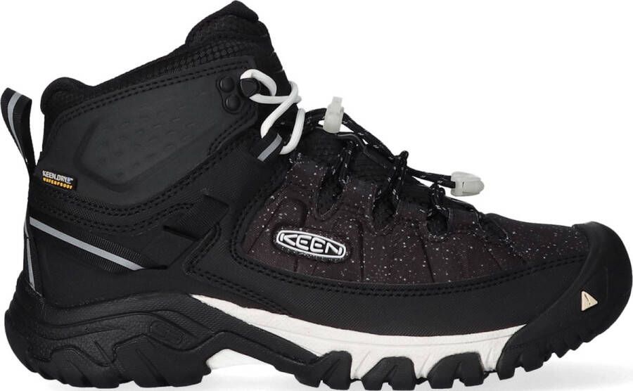 Keen Targhee Mid Heren Wandelschoenen Black White Zwart Synthetisch K1023477