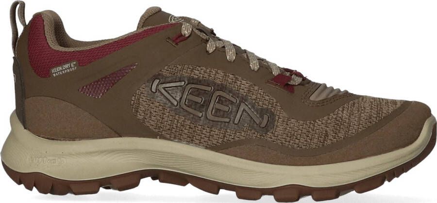 Keen Terradora Flex Dames Wandelschoenen Canteen Windsor Wine Bruin Mesh K1026884