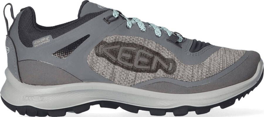 Keen Terradora Flex Waterproof Dames Wandelschoenen Steel Grey Cloud Blue Grijs Mesh