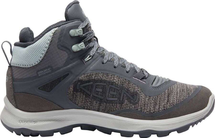 Keen Terradora Flex Mid Dames Wandelschoenen Magnet Cloud Blue Grijs Mesh K1026880