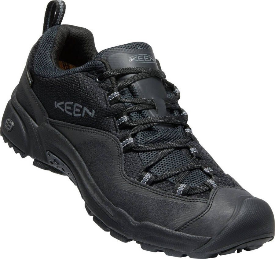 Keen Wasatch Crest Waterproof Heren Wandelschoenen Black Magnet Zwart Mesh