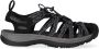 Keen Whisper Dames Wandelsandalen Black Steel Grey Zwart Polyester K1028815 - Thumbnail 4