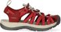 Keen Whisper Dames Wandelsandalen Cayenne Fired Brick Rood Polyester K1028817 - Thumbnail 5