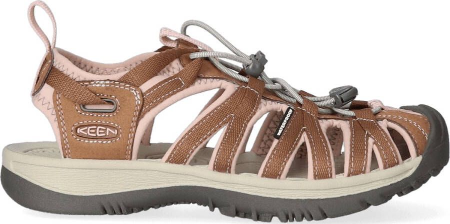 Keen Whisper Dames Wandelsandalen Toasted Coconut Peach Whip