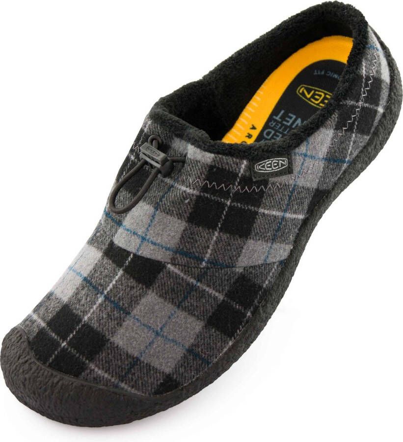 Keen Wmns Howser Iii Slide Black Plaid Black