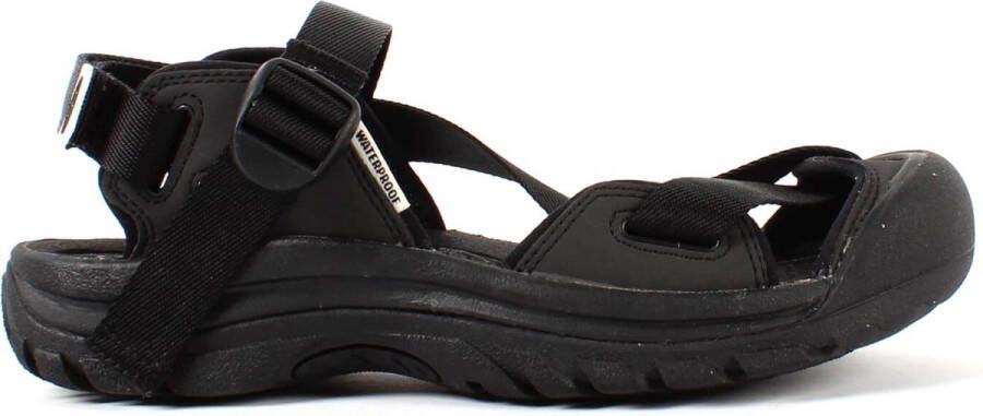 Keen Zerraport II Dames Wandelsandalen Black Black Zwart Polyester