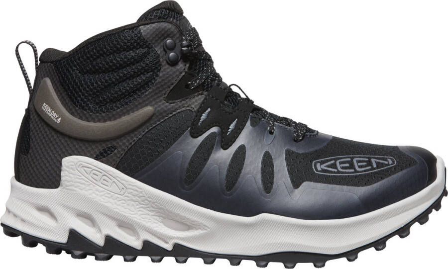 Keen Zionic Mid Heren Wandelschoenen Black Steel Grey