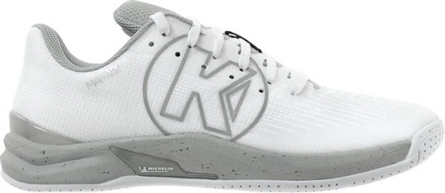 Kempa Attack Pro 2.0 Dames Sportschoenen Volleybal Indoor wit grijs