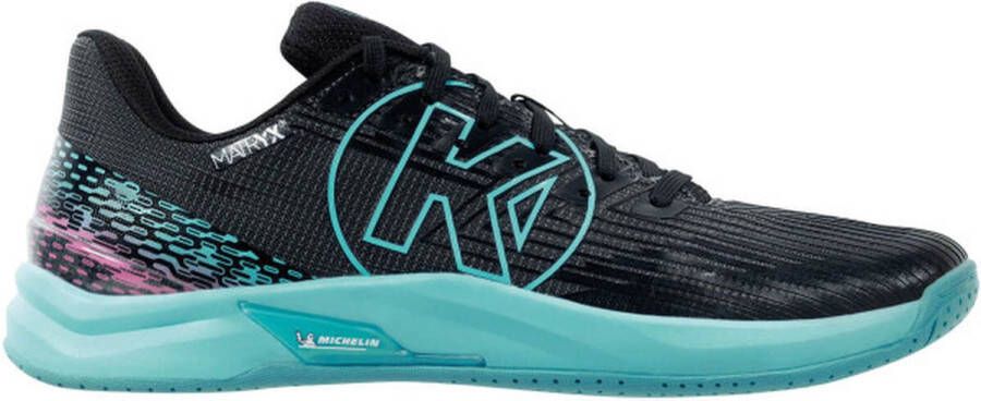 Kempa Attack Two 2.0 Sportschoenen Volleybal Indoor zwart blauw