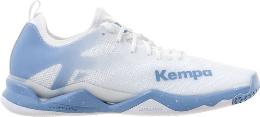 Kempa Wing Lite 2.0 Dames Sportschoenen Volleybal Indoor wit lichtblauw