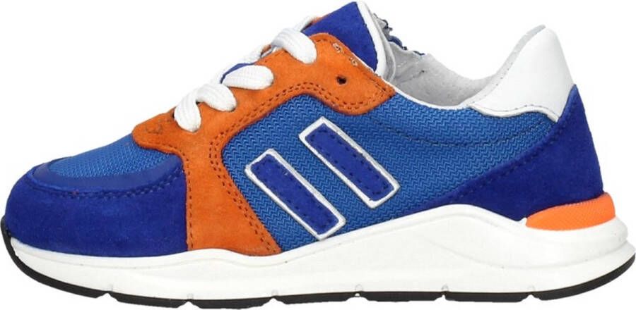 KEQ Jongens sneakers Laag kobalt blauw