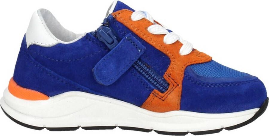 KEQ Jongens sneakers Laag kobalt blauw