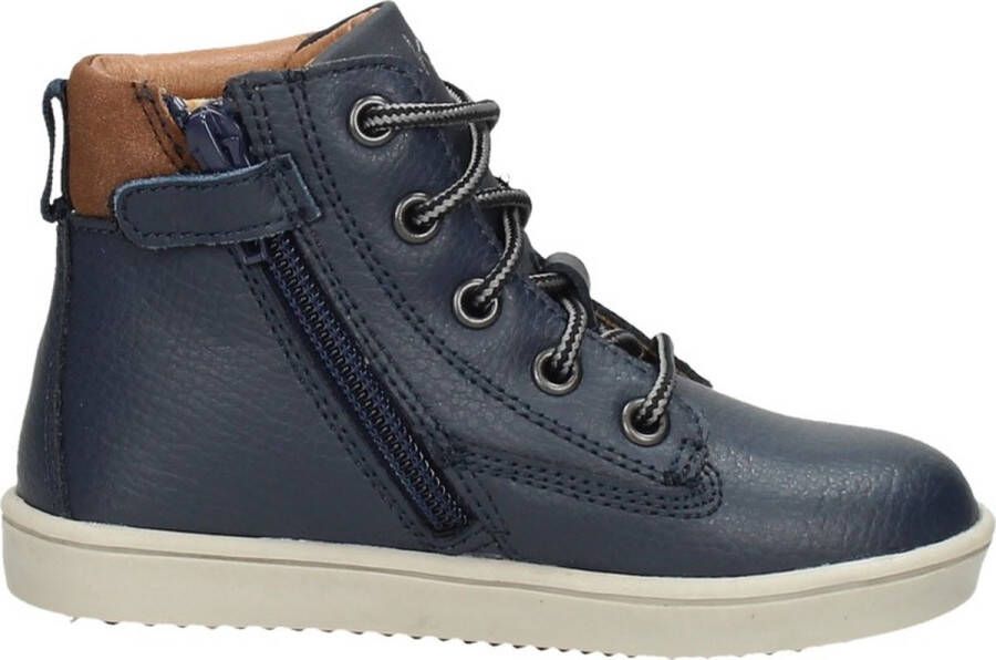 KEQ Veterschoenen Hoog Veterschoenen Hoog Blauw