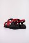 Kickers Comfort Leren Sandalen Neosummer Gesp Red Dames - Thumbnail 1