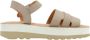 Kickers Modieuze Gesp Sluiting Platte Sandalen Brown Dames - Thumbnail 1