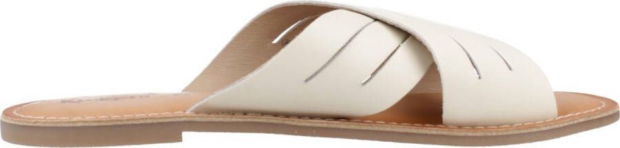 Kickers Stijlvolle Flip Flops voor Zonnige Dagen Beige Dames