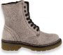 Bullboxer AOL501E6L Zwart Wit Print Boots - Thumbnail 1