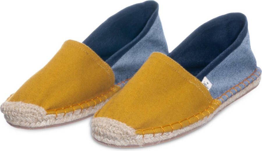 Kingdom of Wow Espadrilles Dames Mango Geel Vegan Handgemaakt