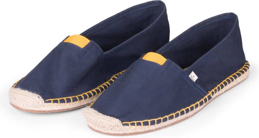 Kingdom of Wow Espadrilles Heren Urban Nights Donker Blauw Vegan Handgemaakt