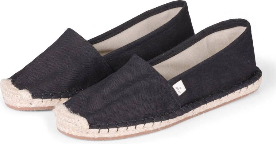 Kingdom of Wow Espadrilles Heren Zwart Handgemaakt