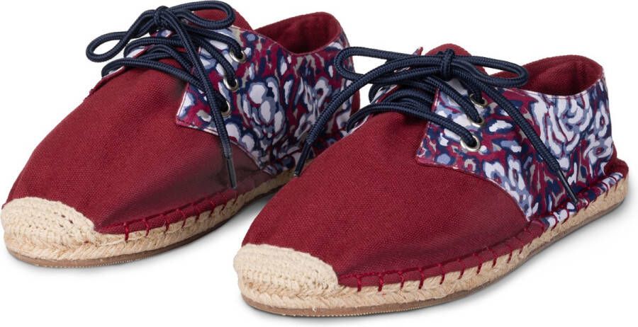 Kingdom of Wow Espadrilles Sneakers Dames Bordeaux Rood