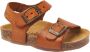 Kipling leren sandalen cognac Bruin Leer Effen 25 - Thumbnail 3