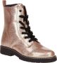 Kipling Hella veterboots met glitters champagne Wit Meisjes Imitatieleer 30 - Thumbnail 4