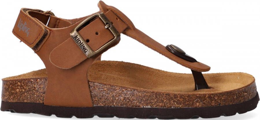 Kipling Juan 3 Sandalen Jongens Cognac