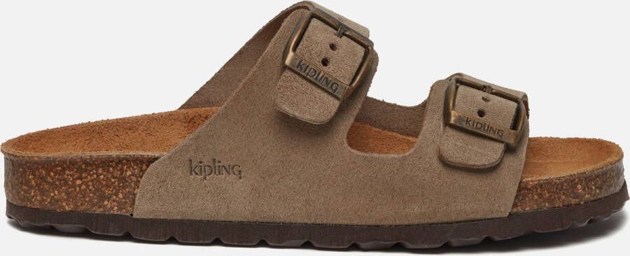 Kipling Medina Sandalen taupe Leer Heren